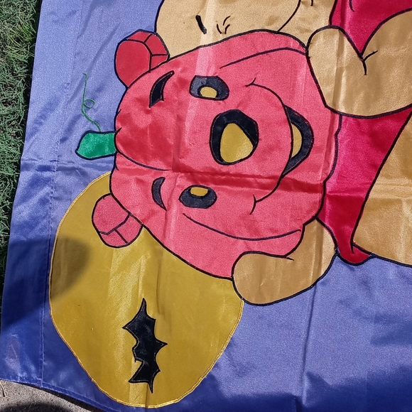 Winnie The Pooh Outdoor Halloween Flag Measures: 39" X 27" - Picture 2 of 4